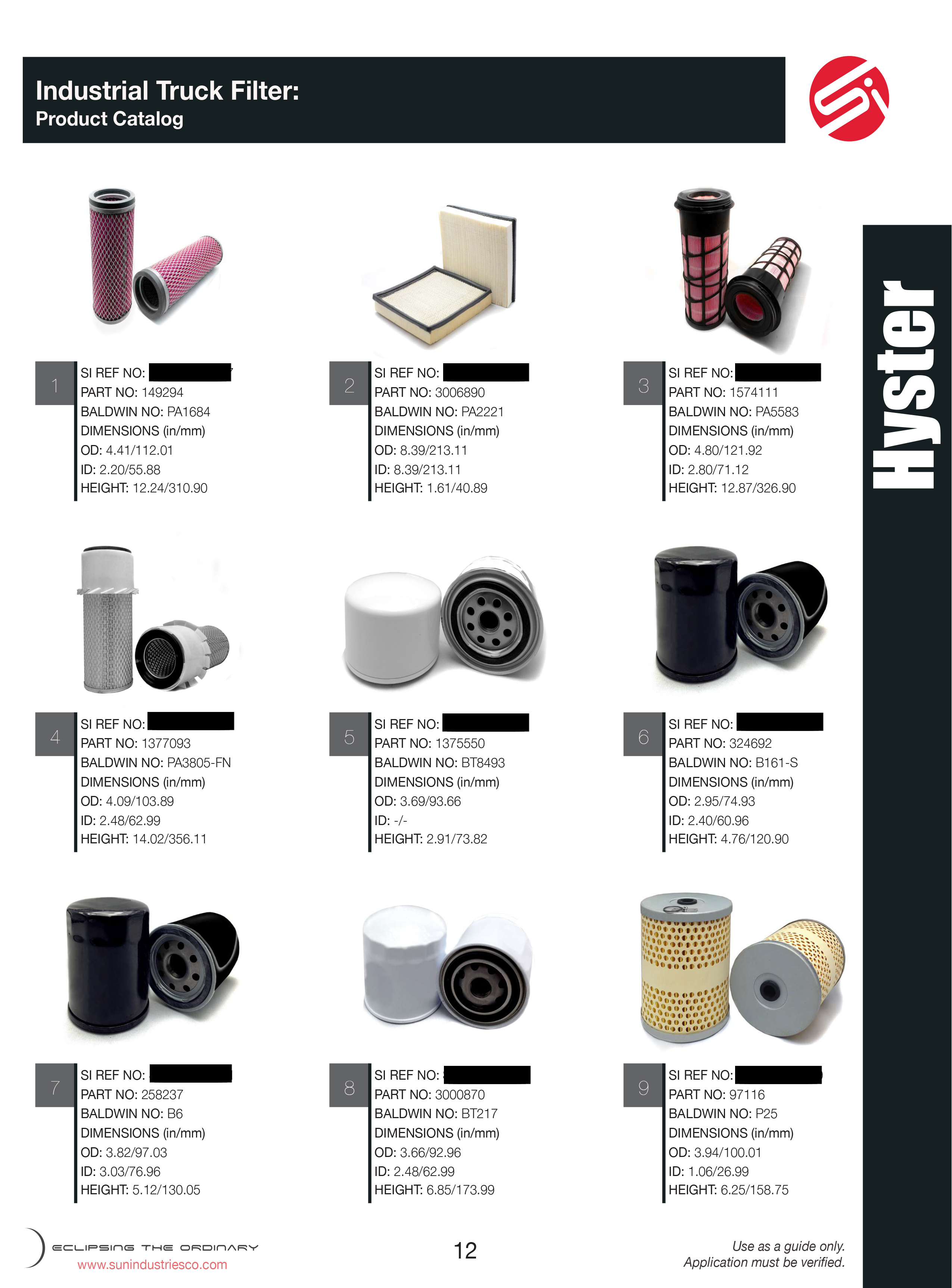 Product Listings Page